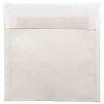 JAM Paper; Translucent Vellum Invitation Envelopes, 8 inch; x 8 inch;, Clear, Pack Of 25