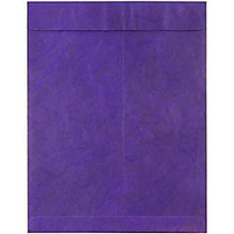 JAM Paper; Tyvek; Open-End Catalog Envelopes, 10 inch; x 13 inch;, Purple, Pack Of 25