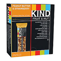 KIND Peanut Butter & Strawberry Snack Bars, 1.4 Oz, Box Of 12