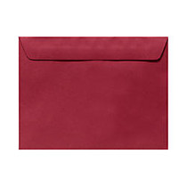 LUX Booklet Envelopes, 6 inch; x 9 inch;, Garnet Red, Pack Of 50