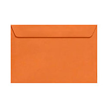 LUX Booklet Envelopes, 6 inch; x 9 inch;, Mandarin Orange, Pack Of 1,000