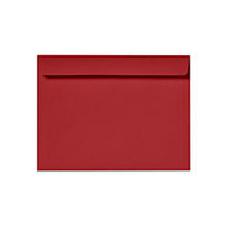 LUX Booklet Envelopes, 6 inch; x 9 inch;, Ruby Red, Pack Of 50