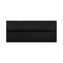LUX Envelopes, #10, 4 1/8 inch; x 9 1/2 inch;, Midnight Black, Pack Of 50