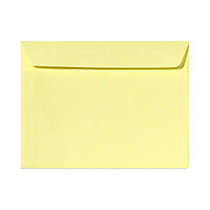 LUX Envelopes, Booklet, 9 inch; x 12 inch;, Lemonade Yellow, Pack Of 50