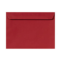 LUX Envelopes, Booklet, 9 inch; x 12 inch;, Ruby Red, Pack Of 1,000