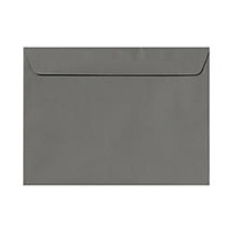 LUX Envelopes, Booklet, 9 inch; x 12 inch;, Smoke Gray, Pack Of 500