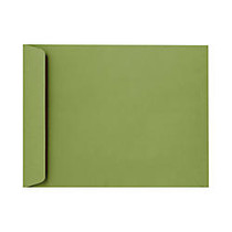 LUX Envelopes, Open-End, 9 inch; x 12 inch;, Avocado Green, Pack Of 50