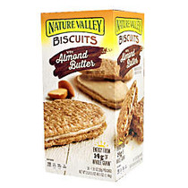 Nature Valley Biscuits, Cinnamon With Almond Butter, 1.35 Oz, Box Of 30