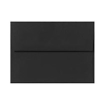 LUX Invitation Envelopes, A10, 6 inch; x 9 1/2 inch;, Midnight Black, Pack Of 50