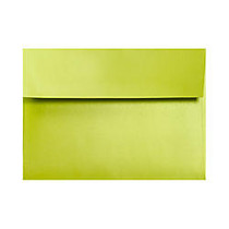 LUX Invitation Envelopes, A2, 4 3/8 inch; x 5 3/4 inch;, Glowing Green, Pack Of 500