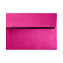 LUX Invitation Envelopes, A2, 4 3/8 inch; x 5 3/4 inch;, Hottie Pink, Pack Of 1,000