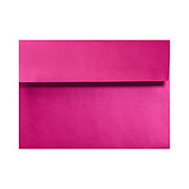LUX Invitation Envelopes, A2, 4 3/8 inch; x 5 3/4 inch;, Hottie Pink, Pack Of 50