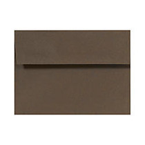 LUX Invitation Envelopes, A7, 5 1/4 inch; x 7 1/4 inch;, Chocolate Brown, Pack Of 50