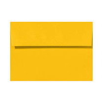 LUX Invitation Envelopes, A7, 5 1/4 inch; x 7 1/4 inch;, Sunflower Yellow, Pack Of 250