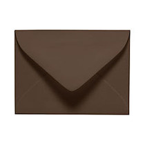 LUX Mini Envelopes, #17, 2 11/16 inch; x 3 11/16 inch;, Chocolate Brown, Pack Of 1,000