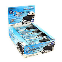 Quest Protein Bars, Cookies And Cream, 2.1 Oz, Box Of 12