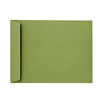 LUX Open-End Envelopes, 6 inch; x 9 inch;, Avocado Green, Pack Of 50