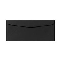 LUX Regular Envelopes, #9, 3 7/8 inch; x 8 7/8 inch;, Midnight Black, Pack Of 50