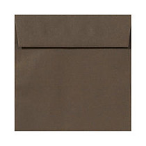 LUX Square Envelopes, 6 1/2 inch; x 6 1/2 inch;, Chocolate Brown, Pack Of 1,000