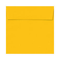 LUX Square Envelopes, 6 1/2 inch; x 6 1/2 inch;, Sunflower Yellow, Pack Of 1,000