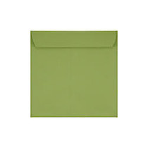 LUX Square Envelopes, 7 1/2 inch; x 7 1/2 inch;, Avocado Green, Pack Of 1,000