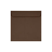 LUX Square Envelopes, 7 1/2 inch; x 7 1/2 inch;, Chocolate Brown, Pack Of 250