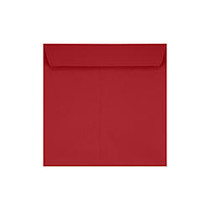 LUX Square Envelopes, 7 1/2 inch; x 7 1/2 inch;, Ruby Red, Pack Of 50