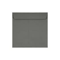 LUX Square Envelopes, 7 1/2 inch; x 7 1/2 inch;, Smoke Gray, Pack Of 50