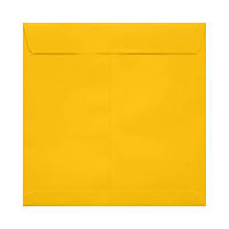 LUX Square Envelopes, 7 1/2 inch; x 7 1/2 inch;, Sunflower Yellow, Pack Of 50