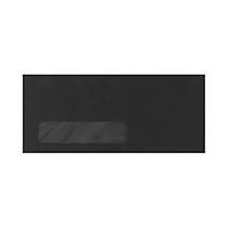 LUX Window Envelopes, #10, 4 1/8 inch; x 9 1/2 inch;, Midnight Black, Pack Of 1,000
