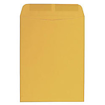 Office Wagon; Brand Large Format Open-End Kraft Envelopes, 9 inch; x 12 inch;, Brown, Pack Of 250