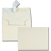 Quality Park Greeting Card/Invitation Envelope - Announcement - 4.38 inch; Width x 5.75 inch; Length - Peel & Seal - 100 / Box - Ivory