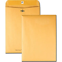 Quality Park Ridge Clasp Envelope - Clasp - #90 - 9 inch; Width x 12 inch; Length - 24 lb - Gummed - Kraft - 100 / Box - Kraft