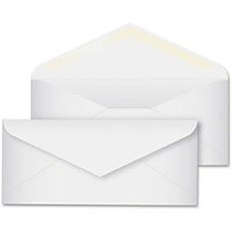 Quality Park V-flap Business Envelope Convenience Pack - Business - #10 - 9.50 inch; Width x 4.12 inch; Length - 20 lb - Gummed - Paper - 50 / Box - White