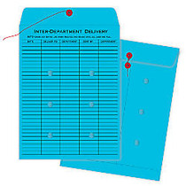Quality Park; Interdepartment Envelopes, 10 inch; x 13 inch;, Blue, Box Of 100