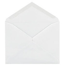 Quality Park; Invitation And Greeting Card Envelopes, 4 3/8 inch; x 5 3/4 inch;, White, Box Of 100
