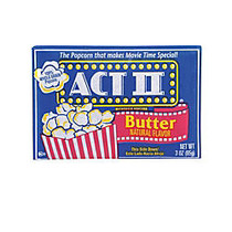 ACT II Microwave Popcorn, Butter Flavor, 3 Oz, Pack Of 36