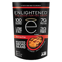 Enlightened Broad Bean Crisps, Sriracha, 3.5 Oz, Pack Of 12