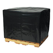 Office Wagon Brand 2 Mil Black Pallet Covers 48 inch; x 42 inch; x 48 inch;, Box of 50