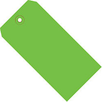Office Wagon; Brand Color Shipping Tags, #1, 2 3/4 inch; x 1 3/8 inch;, Green, Box Of 1,000