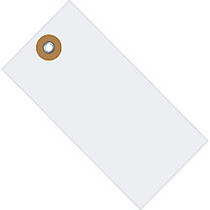 Tyvek; Shipping Tags, #1, 2 3/4 inch; x 1 3/8 inch;, White, Box Of 1,000