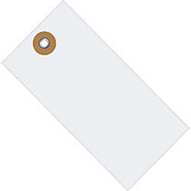 Tyvek; Shipping Tags, #7, 5 3/4 inch; x 2 7/8 inch;, White, Box Of 1,000