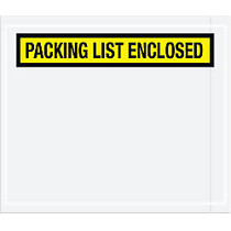 Partners Brand Yellow  inch;Packing List Enclosed inch; Envelopes, 7 inch; x 6 inch;, Case of 1,000