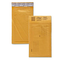 Alliance Rubber Kraft Bubble Mailer - Bubble - #000 - 4 inch; Width x 8 inch; Length - Peel & Seal - Paper - 25 / Carton - Kraft
