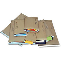 Jiffy Mailer Padded Mailers - Multipurpose - #0 - 6 inch; Width x 10 inch; Length - Flap - Kraft - 250 / Carton - Natural Kraft, Satin Gold