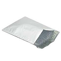 Office Wagon; Brand Bubble-Lined Poly Mailers, 9 1/2 inch; x 14 1/2 inch;, White, Box Of 100