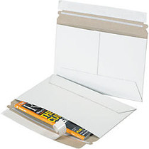 Office Wagon; Brand Flat Side-Loading White Mailers, 12 1/4 inch; x 9 3/4 inch;, Box Of 100