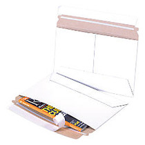 Office Wagon; Brand Flat Side-Loading White Mailers, 9 inch; x 6 inch;, Pack Of 200