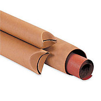 Office Wagon; Brand Kraft Crimped-End Mailing Tubes, 4 inch; x 12 inch;, Pack Of 15