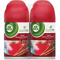Airwick Apple/Cinnamon Scent Refill - Spray - 6.17 oz - Apple Cinnamon Medley - 60 Day - 2 / Pack - Odor Neutralizer, Long Lasting